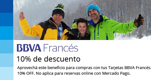 Promo Banco Frances 10% descuento